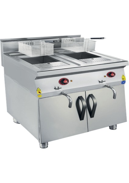 Karacasan 900 Seri 80 cm Dolaplı Doğalgazlı Fritöz