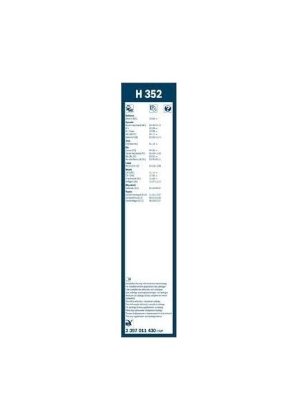 Silecek Süpürgesi Arka Plastik Tip Jeep Cherokee Kl 2014- (350MM)