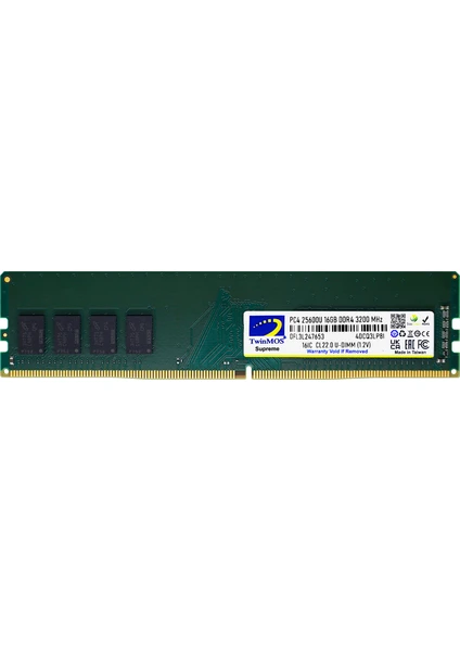 TwinMOS DDR4 16GB 3200MHz Desktop Ram (MDD416GB3200D)