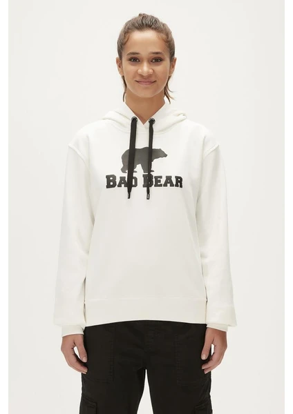 Bad Bear Kadın Hoodie Logo