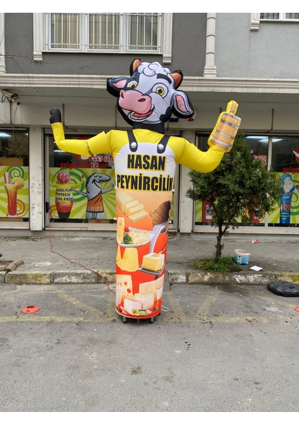 3 Metre Peynirci Model Gel Gel Balon