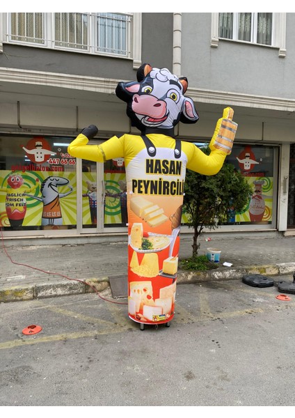 3 Metre Peynirci Model Gel Gel Balon