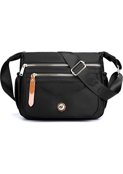 Çok Katmanlı Omuz Çantası Crossbody Çanta Kadın Cep Telefonu Sırt Çantası (Yurt Dışından)