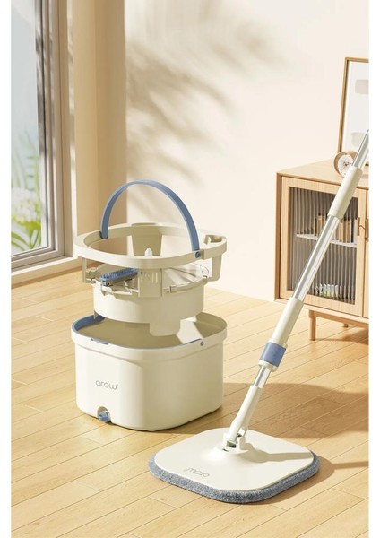 Krem Mavi Clean Master Temizlik Seti