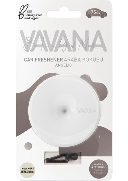 Vavana Car Freshener Angelic Blister