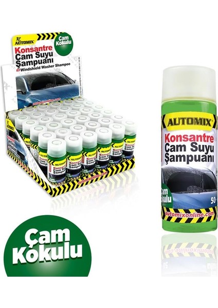 50 ml Cam Suyu Şampuani Çam