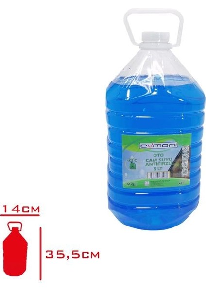 Cam Suyu -22 Der Antifirizli 5 Lt