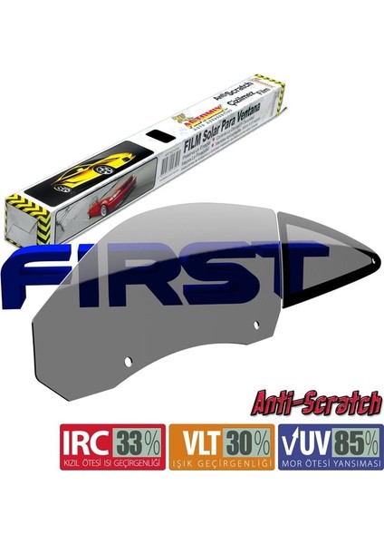 Çizilmez Cam Filmi 6 mt Açik Siyah