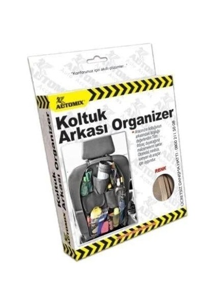 Koltuk Arkasi Organizer