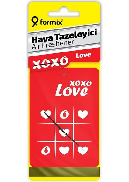 Formix Bayrak Love Kağıt Koku