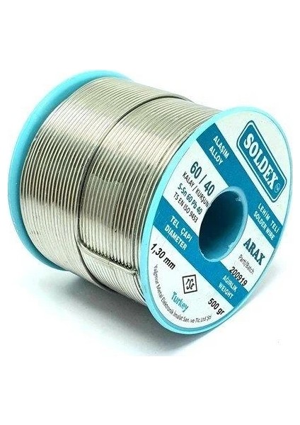 SN60 PB40 Arax Lehim Teli - 1.3mm 500GR modelleri