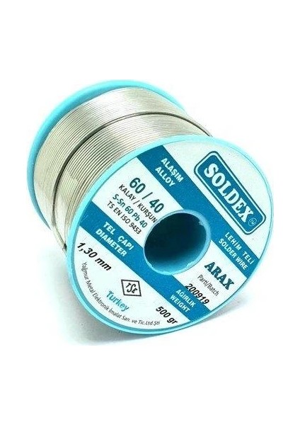 SN60 PB40 Arax Lehim Teli - 1.3mm 500GR fırsatları