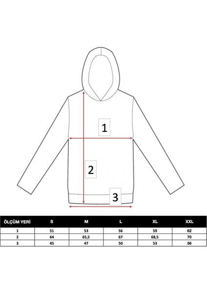 Kadın Gri Kapüşonlu 3 Iplik Şardonsuz Polarsız Reglan Kol Sweatshirt S-104