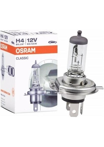 12 V H4 Tırnaklı Osram