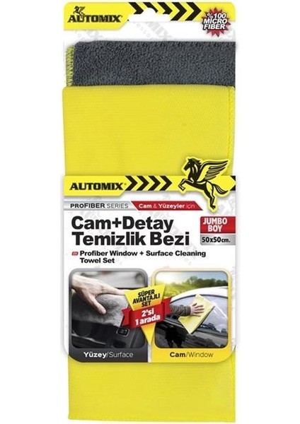 Cam + Detay Temizlik Bezi
