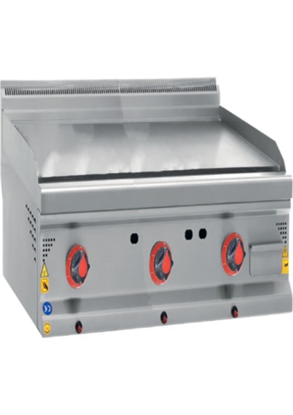 Karacasan 900 Seri Set Üstü 80 cm Elektrikli Düz Pleyt Izgara 120x90x85Cm