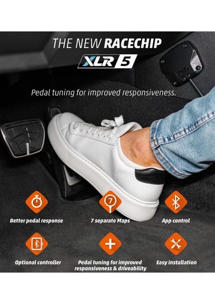 Racechip Xlr5 App Volkswagen Golf 8 R 2.0 Tsı 320 Ps 420 Nm Model için Bluetooth Kontrollü Gaz Pedalı Tepkime Hızlandırıcı fiyatları