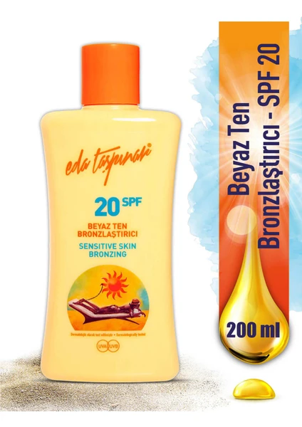 Eda Taşpınar Beyaz Ten Bronzlaştırıcı SPF 20 200 ml