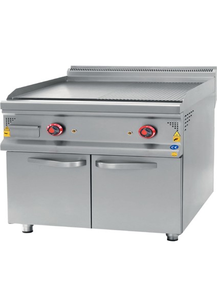 Karacasan 900 Seri Dolaplı 80 cm Elektrikli Yarı Kanallı Izgara 80x90x85Cm
