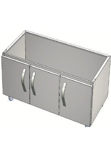 Karacasan 120 cm 700 Seri Set Altı Dolap