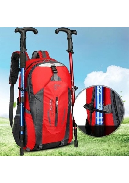 Siyah-Su Geçirmez Unisex Açık Yürüyüş Sırt Çantası Seyahat Trekking Çantaları Tırmanma Balıkçılık Kamp Sırt Çantası Büyük Kapasiteli Spor Sırt Çantası (Yurt Dışından) modelleri