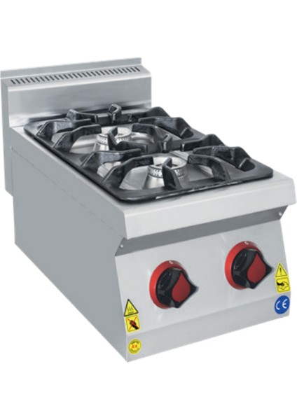 Karacasan 700 Seri Set Üstü İki Gözlü Doğalgazlı Ocak