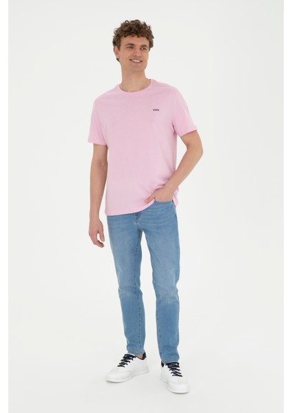 U.S. Polo Assn. Erkek Pembe Tişört Basic 50284640-VR041