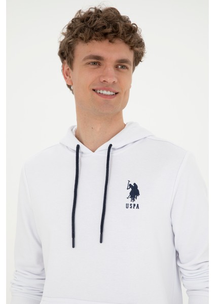 U.S. Polo Assn. Erkek Beyaz Sweatshirt 50269426-VR013