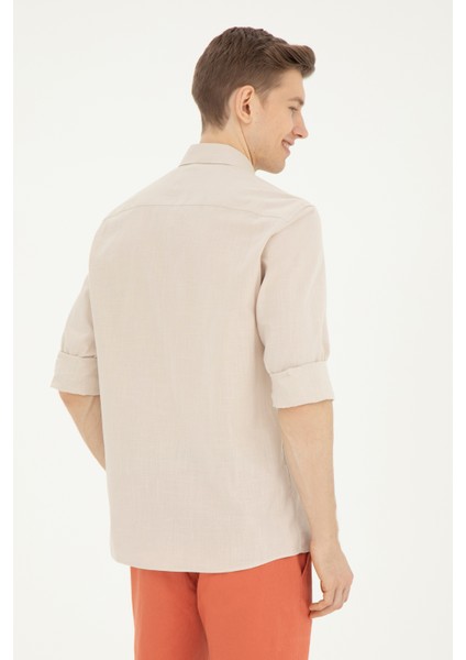 Erkek Taş Gömlek Basic 50282588-VR049
