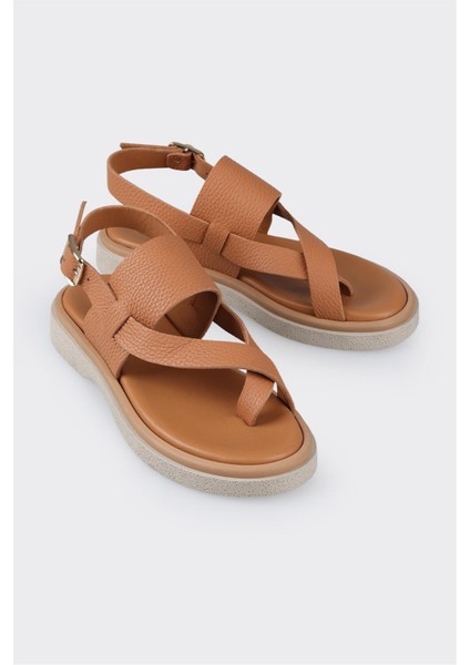 Taba Deri Kadın Spor Sandalet fiyatları