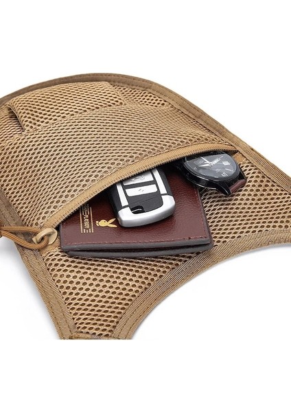 Siyah-Yeni Taktik Omuz Çantası Gizli Gizli Çanta Omuz Crossbody Gizli Ajan Donatılmış Anti Hırsızlık Cüzdan Avcılık Aksesuarları (Yurt Dışından) indirimleri