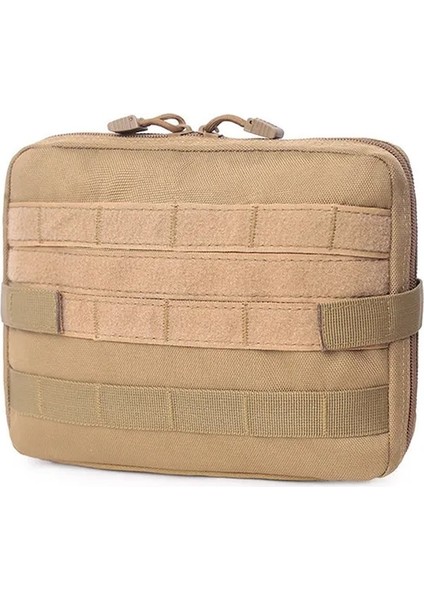 Haki-Taktik Molle Kese Askeri Tıbbi Edc Emt Ilk Yardım Çantası Acil Durum Paketi 1000D Naylon Avcılık Yürüyüş Kemer Çantaları Su Geçirmez (Yurt Dışından)