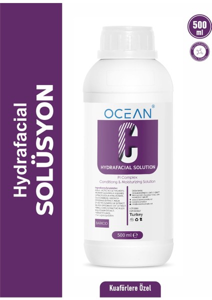 Hydrafacial Solüsyon Seti Cilt Bakım Solüsyon 4'lü Set 500ML
