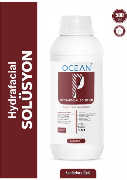 Hydrafacial Solüsyon Seti Cilt Bakım Solüsyon 4'lü Set 500ML