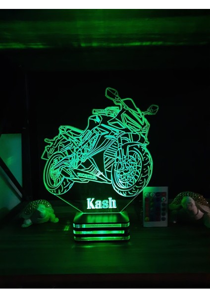 Honda Cbr, Personalized 3D Lamp, (Kişiye Özel Lamba)