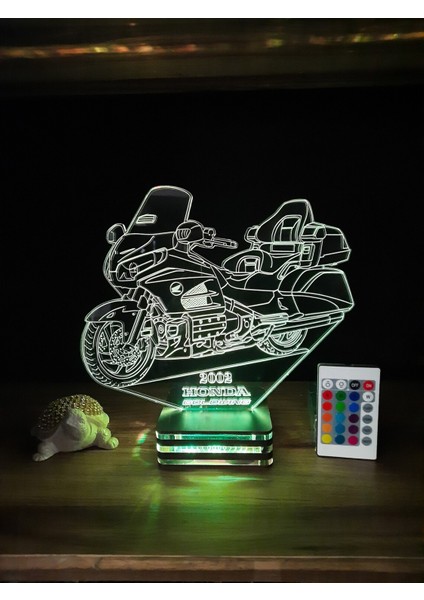 Harley Davidson, Motosiklet, Kişiye Özel Lamba Personalized 3D Lamp