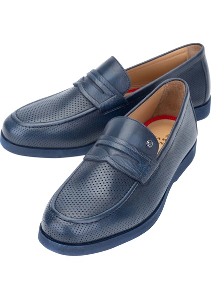 Erkek Deri Lacivert Loafer Ayakkabı 537 3410 Erk Ayakkabı Y24 Lacı Dr fırsatları