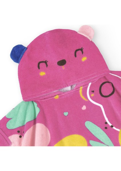 Panço Deniz Havlusu Figürlü Pembe modelleri