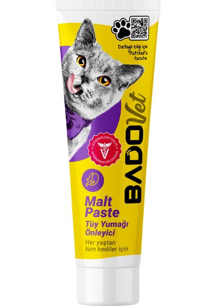 Kedi Besin Takviyesi Malt Paste Tüp 100GR
