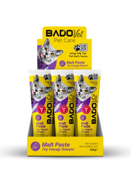 Kedi Besin Takviyesi Malt Paste Tüp 100GR