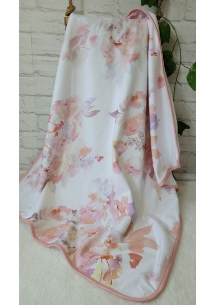 %100 Pamuklu Çift Katlı Penye Kız-Erkek Yenidoğan/bebek Kundak BATTANIYE75X90CM / Ebruli modelleri