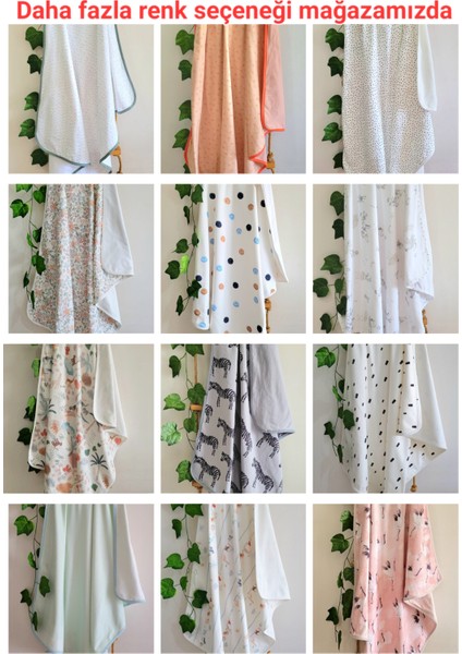 %100 Pamuklu Çift Katlı Penye Kız-Erkek Yenidoğan/bebek Kundak BATTANIYE75X90CM / Ebruli indirimleri