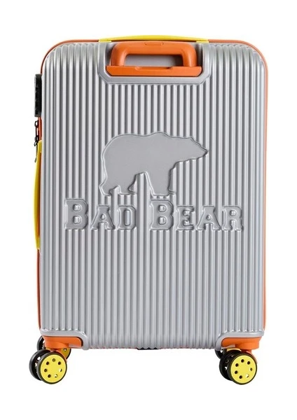 Bad Bear Logo Suıtcase Gri