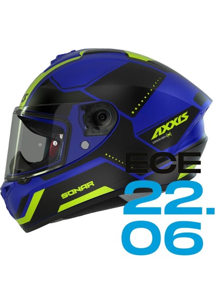 Axxıs Draken S Sonar E7 Matt Blue