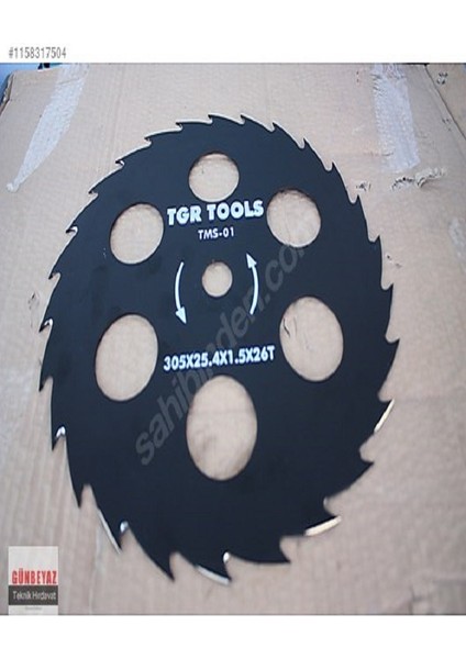 Tgr Tools Benzinli Ot Biçme Tırpan Testeresi 305X25.4X1.5X26T Orjinal