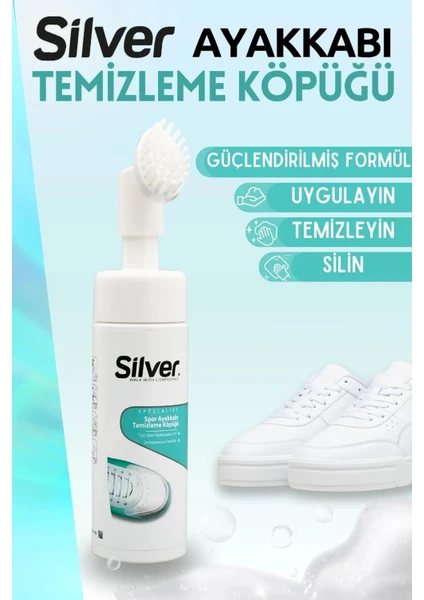 Fırçalı Spor Ayakkabı Bakım Temizleme Köpüğü Güçlendirilmiş Formül 150 ml