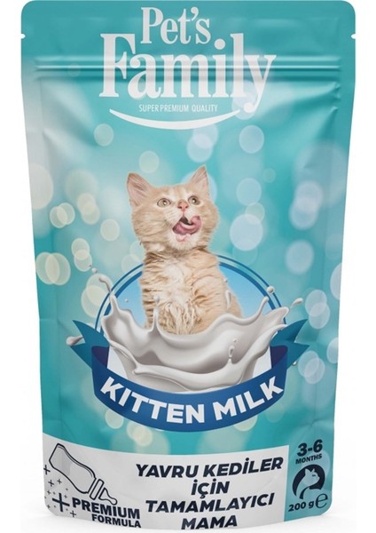 Pets Family Kedi Süt Tozu 200 Gr