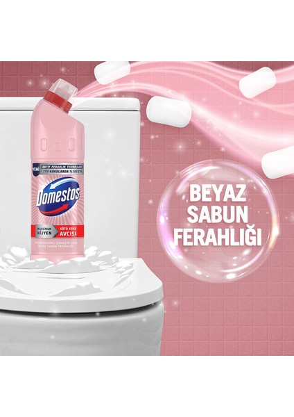 Çamaşır Suyu Beyaz Sabun Ferahlığı 750 ml X3 modelleri
