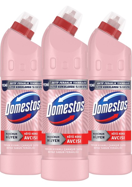 Çamaşır Suyu Beyaz Sabun Ferahlığı 750 ml X3 fiyatları