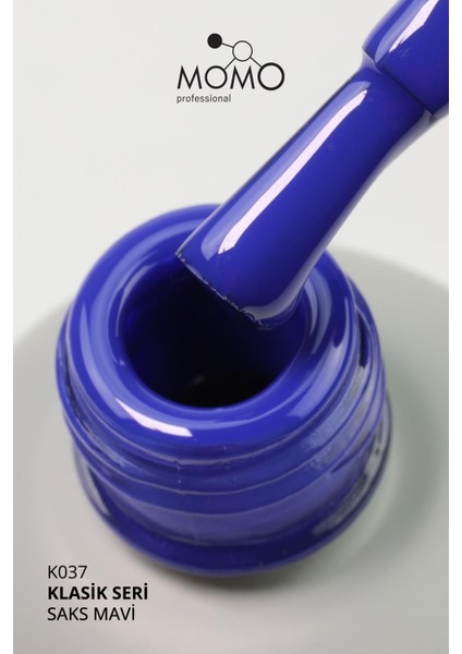 Kalıcı Oje K037, Saks Mavi, 4 ml